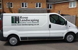 Rose Landscaping Van